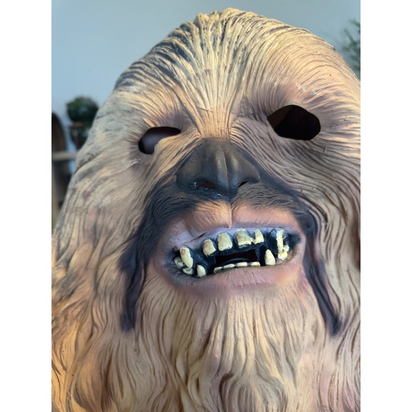Star Wars Chewbacca Costume Rubie's 2005 Mask Gloves Bandolier Halloween - Picture 1 of 14